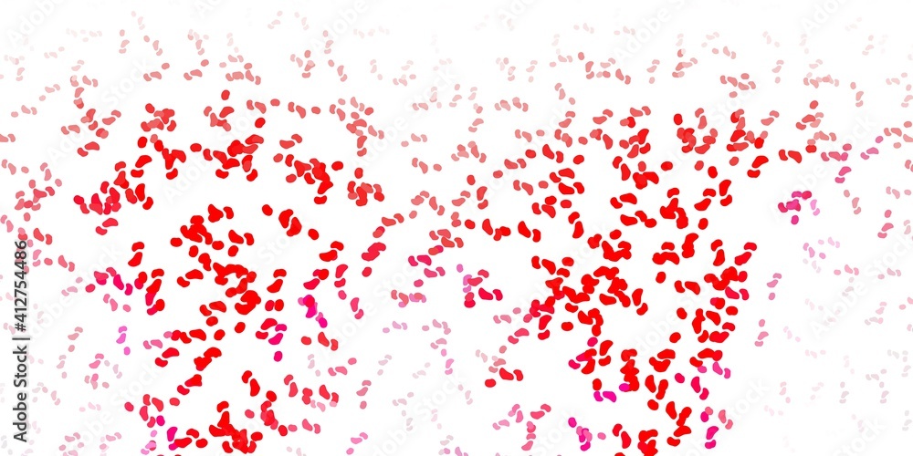 Light red vector texture with memphis shapes. Light red vector texture with memphis shapes.