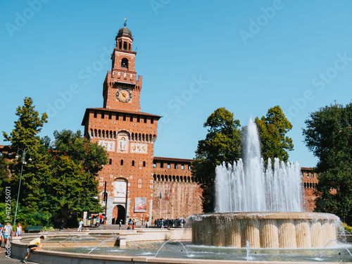 Filarete Tower, Sforza Castle, Milan, Italy