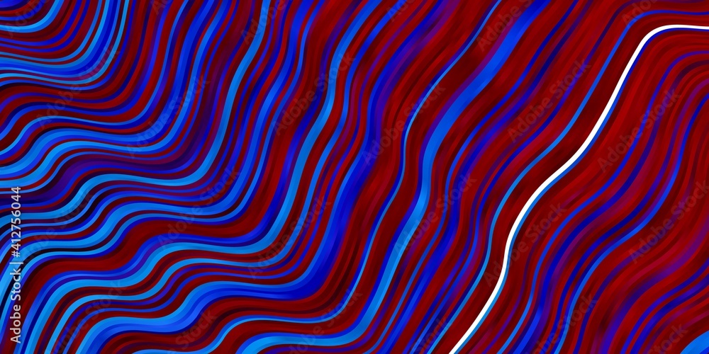 Light Blue, Red vector template with curves. Light Blue, Red vector template with curves.
