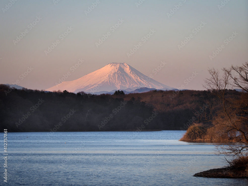 Mt. Fuji/朝焼けの富士