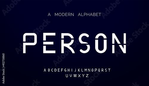 fashion modern alphabet  Typography font vector illustrator