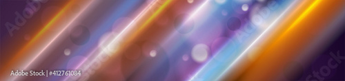 Abstract colorful shiny bokeh banner vector graphic design