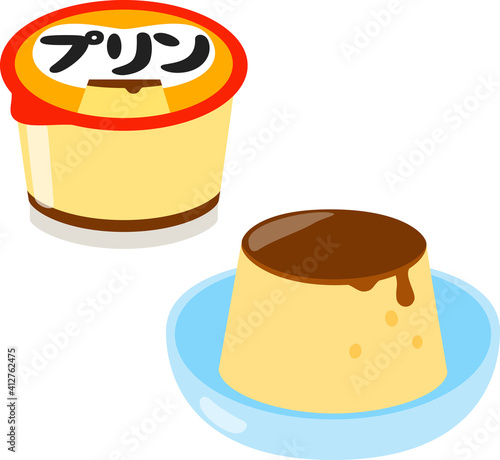 市販のカップ入りプリン