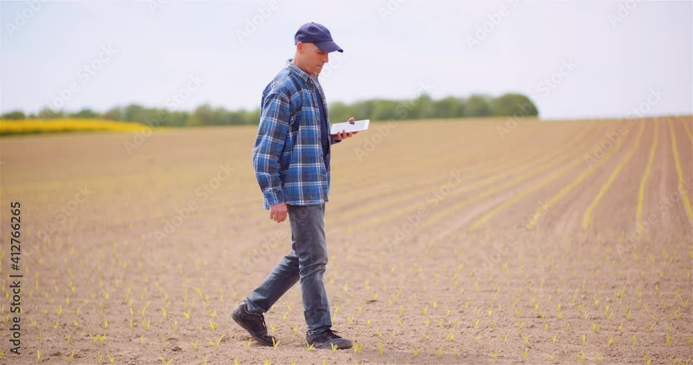 Portrait of Agriculture Farmer Working at Farm Portrait of Agriculture Farmer Working at Farm