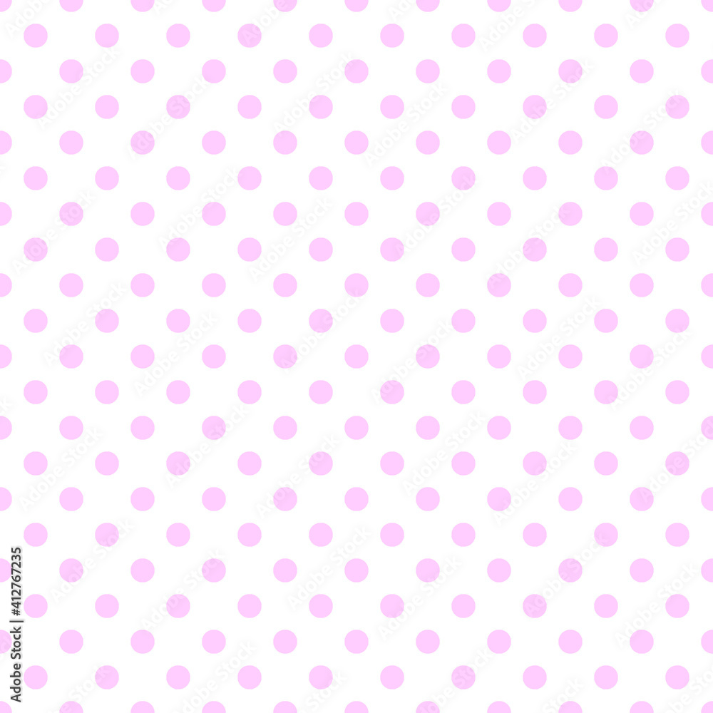 Polka dot seamless pattern. Good for design of wrapping paper, wedding invitation and greeting cards