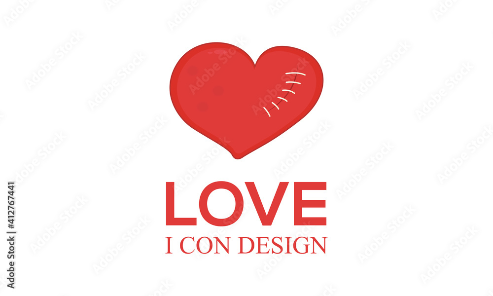 i love my valentine i con design