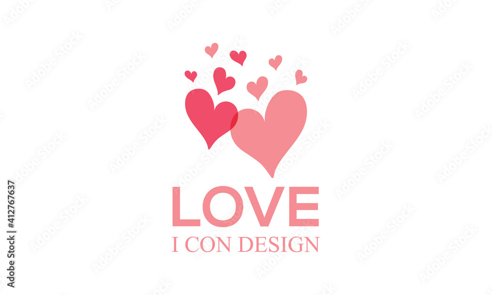 February love i con design. February love i con design.