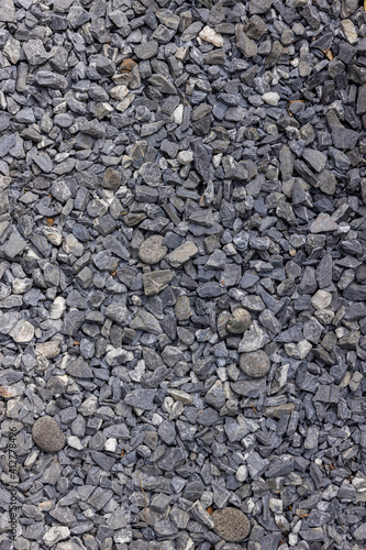 Stones texture and background. Rock texture . Crushed gravel background. Seamless texture of gravel for background. 