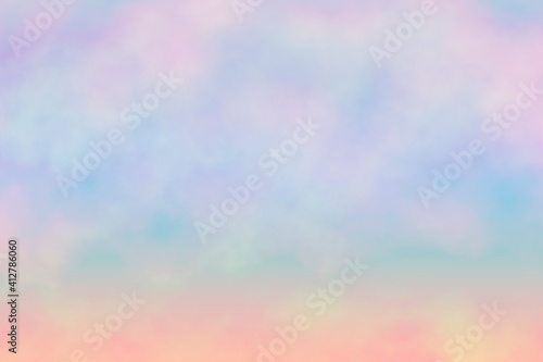 Abstract Pastel color Gaussian Blur Background, blank rainbow pastel color background