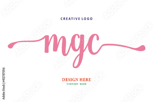 MGC lettering logo is simple, easy to understand and authoritative