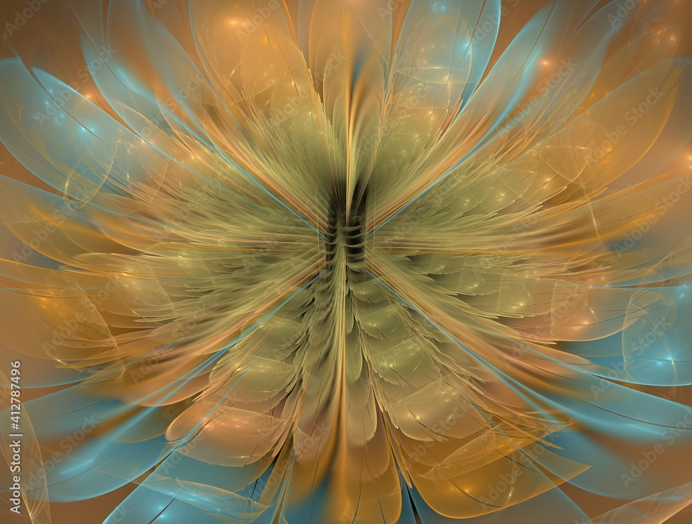 Fototapeta premium Imaginatory fractal background Image