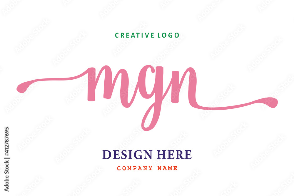 MGN lettering logo is simple, easy to understand and authoritative MGN lettering logo is simple, easy to understand and authoritative