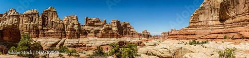 Panorama view of canyons, mesas and buttes nature in canyonlands national park in Utah, America © AllThings