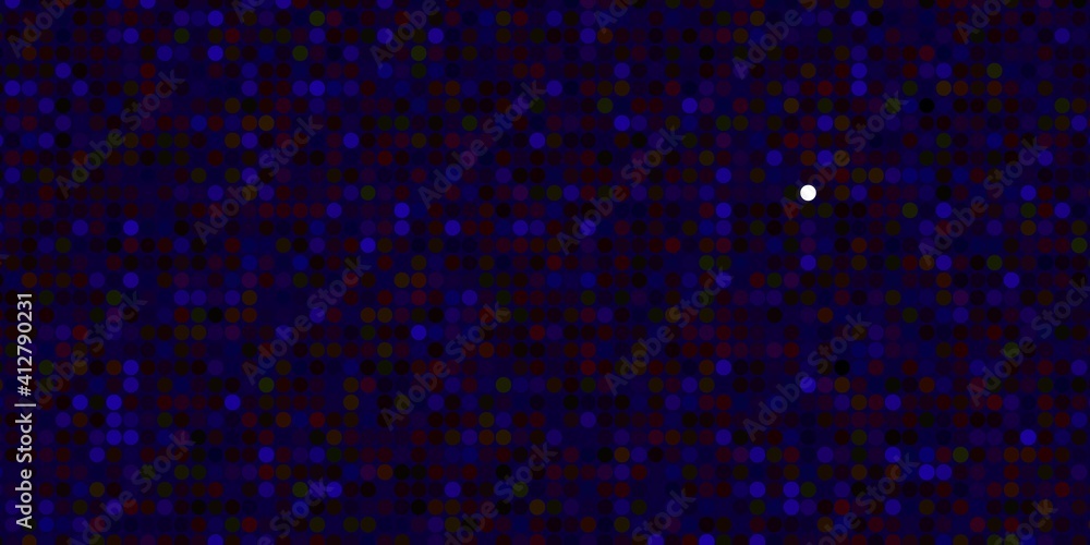 Obraz premium Dark Green, Red vector layout with circles.