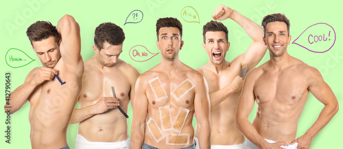 Young woman undergoing eyeb...