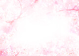 Abstract cherry blossom background image