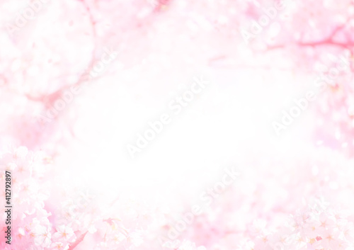 Abstract cherry blossom background image