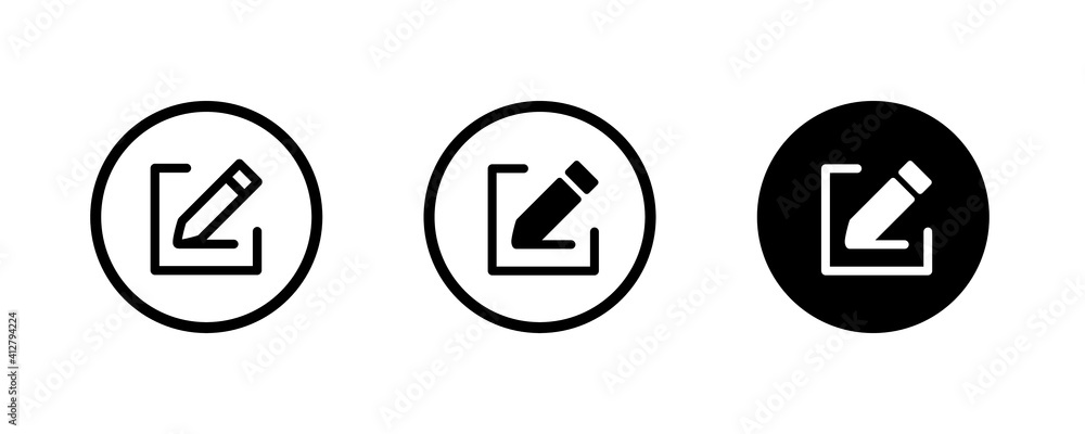 Place order, Edit icon, register, registration, Edit text icons button, vector, sign, symbol, logo, illustration, editable stroke, flat design style isolated on white linear pictogram Place order, Edit icon, register, registration, Edit text icons button, vector, sign, symbol, logo, illustration, editable stroke, flat design style isolated on white linear pictogram
