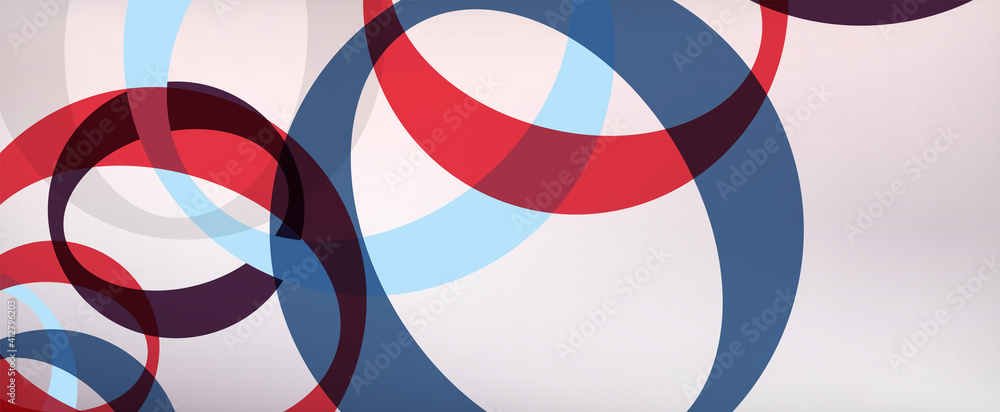 Ring geometric shapes, o letter repetition wallpaper. Abstract background for business or technology presentations, internet posters or web brochure covers Ring geometric shapes, o letter repetition wallpaper. Abstract background for business or technology presentations, internet posters or web brochure covers