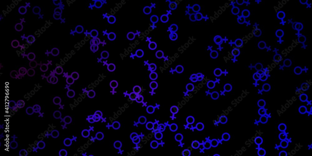 Dark Blue, Red vector backdrop with mystery symbols. Dark Blue, Red vector backdrop with mystery symbols.