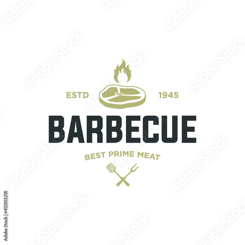 Steak House or Meat Store Labels, Emblems, Logo Templates. Signs