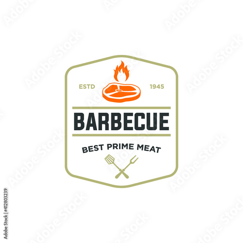 Steak House or Meat Store Labels, Emblems, Logo Templates. Signs