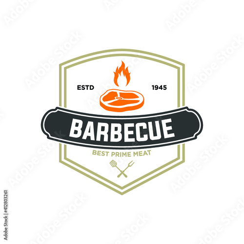 Steak House or Meat Store Labels, Emblems, Logo Templates. Signs