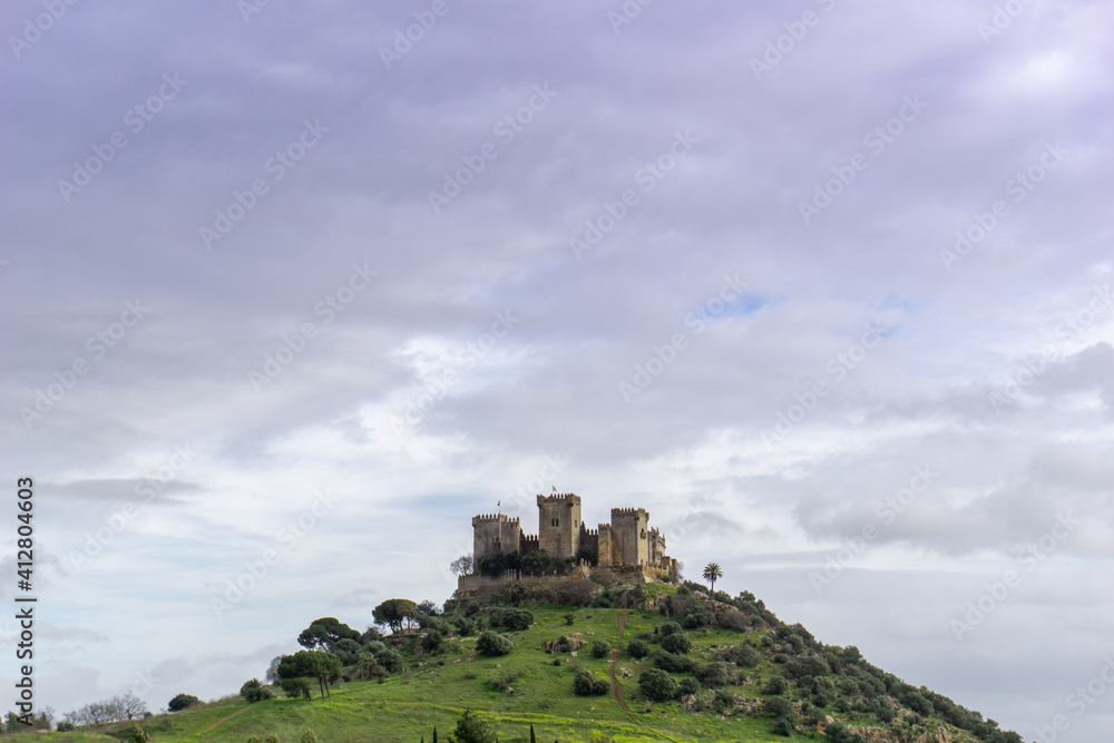 view of the castle in Almodovar del Rio