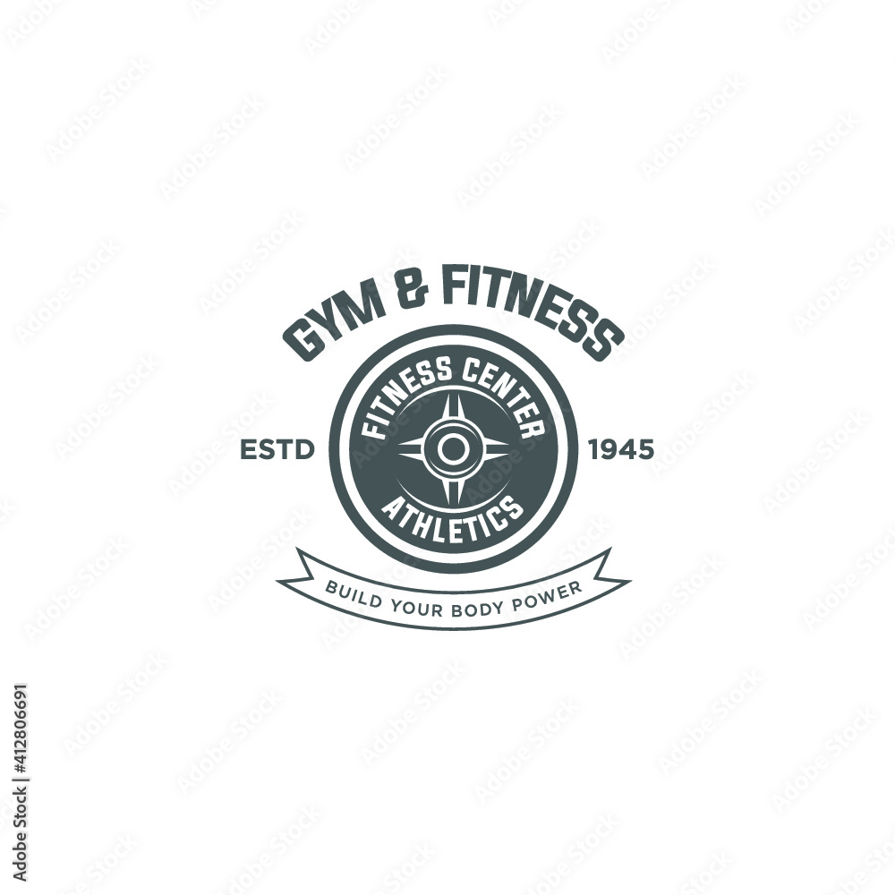 Gym Fitness Logo Icon 