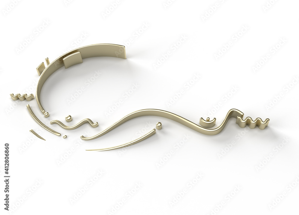 3D Business Graph With Rising Up Arrow. 3d Render Illustration 3D Business Graph With Rising Up Arrow. 3d Render Illustration