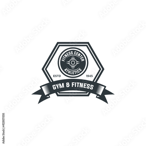 Fitness and Gym Logo Design Vector 
