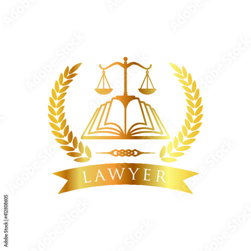 attorney and law logo. modern design