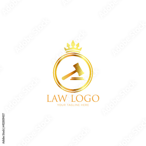 attorney and law logo. modern design