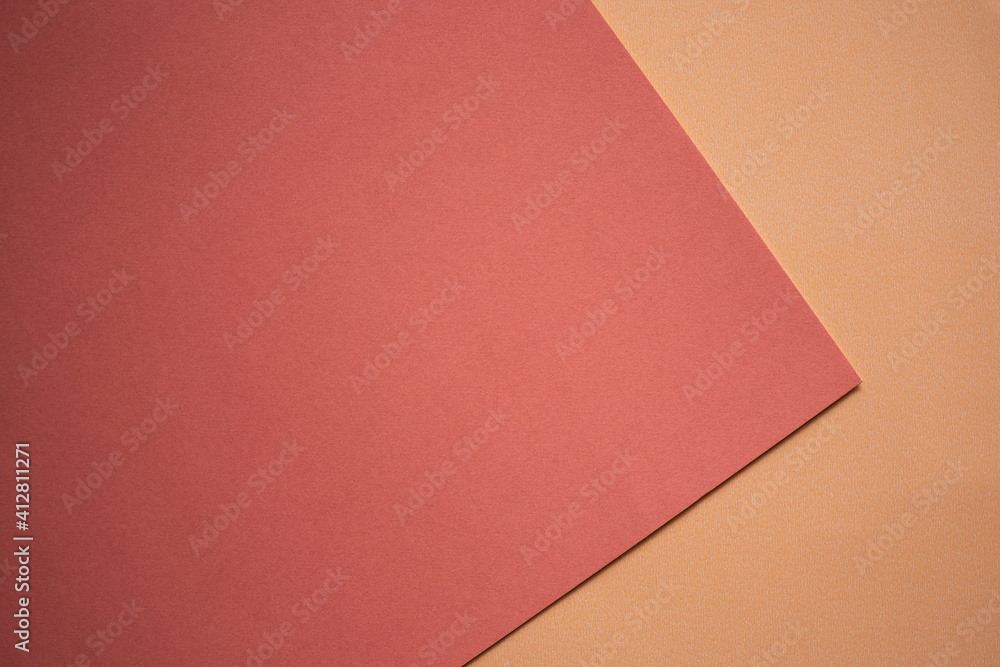 Red and orange paper backgrond. flat lay with copy space. can add text or products about summer or sweet love valentine days for presentation. Red and orange paper backgrond. flat lay with copy space. can add text or products about summer or sweet love valentine days for presentation.