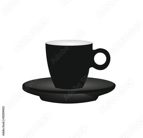 DRAWING A CUP OF BLACK COFFEE FOR BREAK