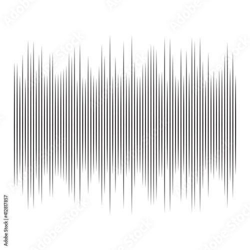 Comic horizontal speed lines background