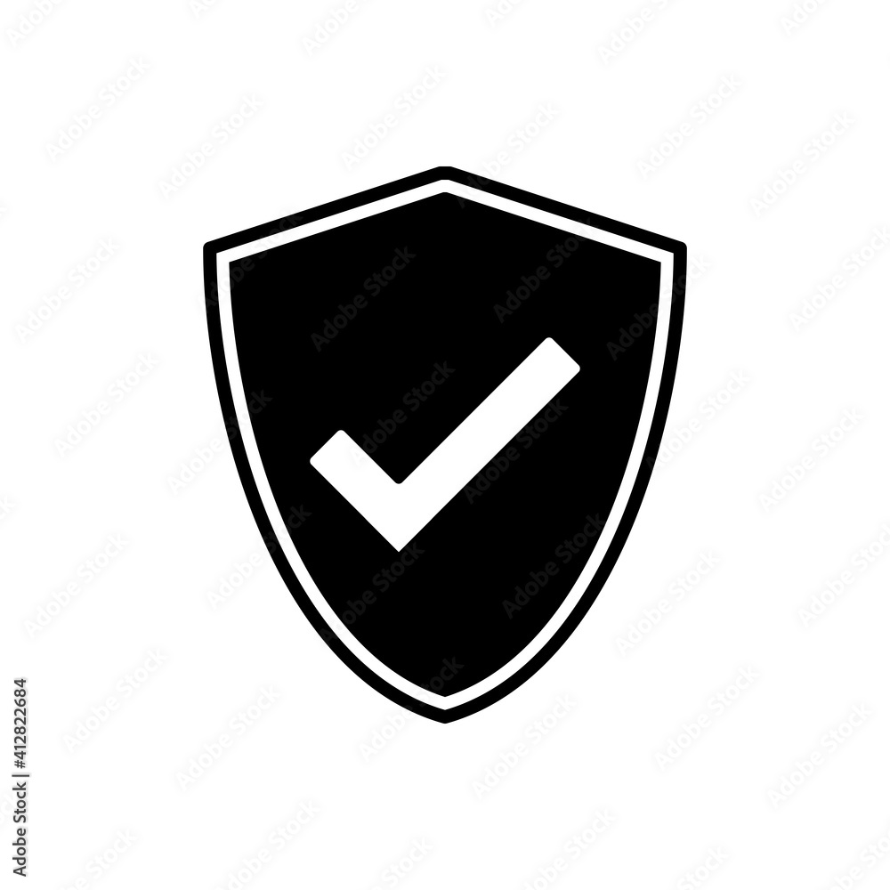 Shield Protection Icon. Vector Design Logo Template Shield Protection Icon. Vector Design Logo Template