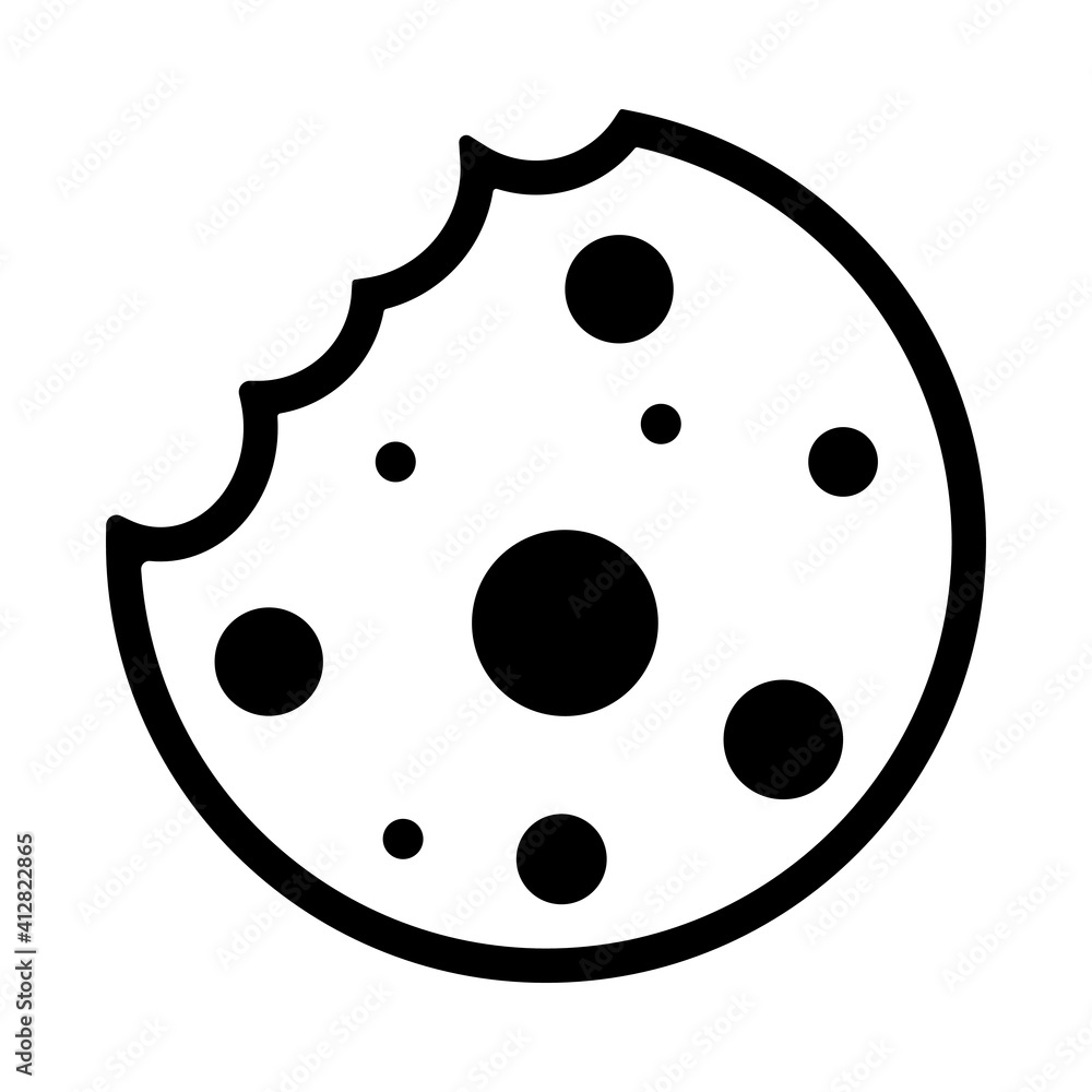 Obraz premium Bakery products icon vector set. bake illustration sign collection. cake symbol.