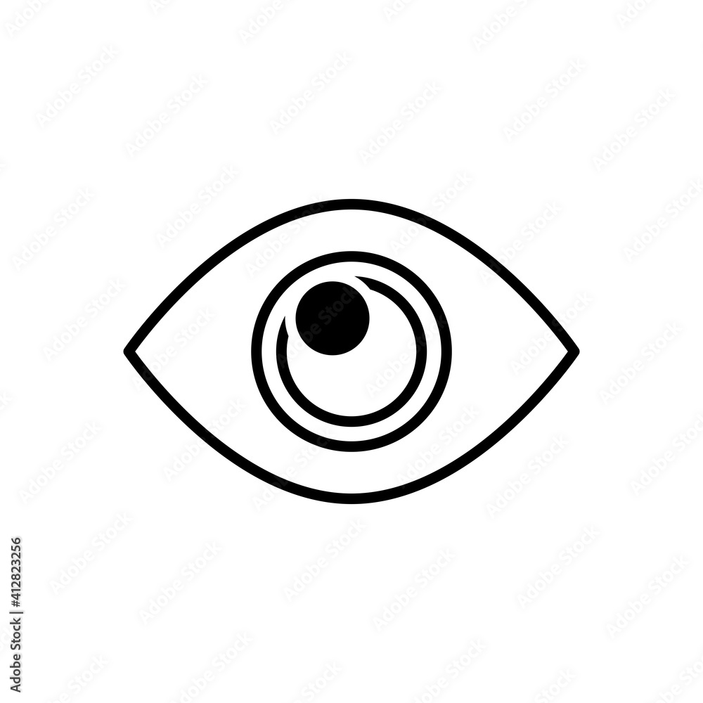 Eye Icon Design Vector Template Eye Icon Design Vector Template