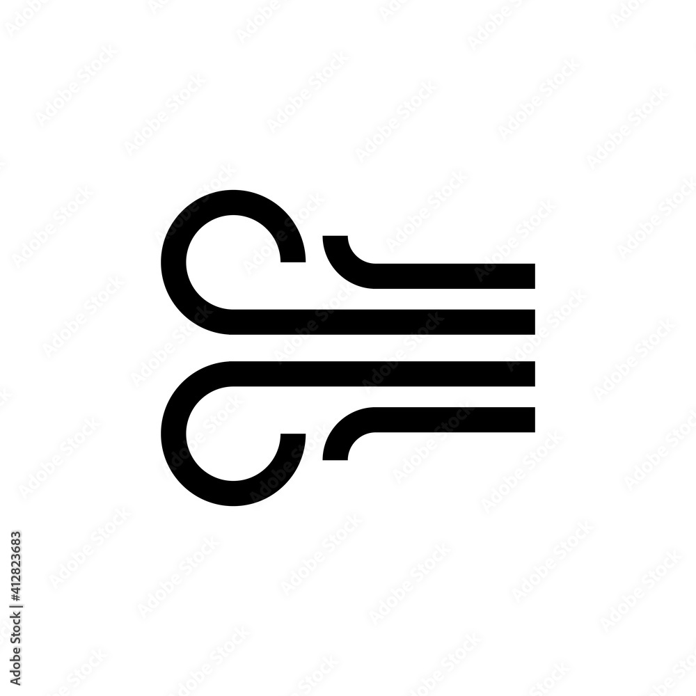 Wind Icon Design Vector Template Wind Icon Design Vector Template