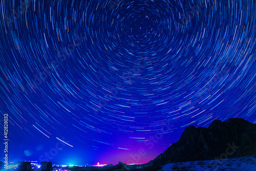 Wallpaper Mural blue sky and stars Torontodigital.ca