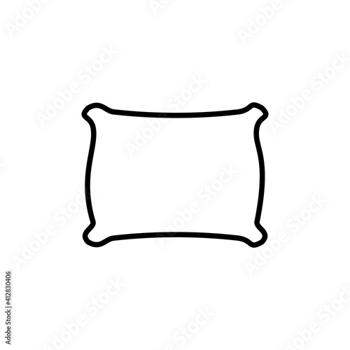 Pillow Icon Design Vector Template