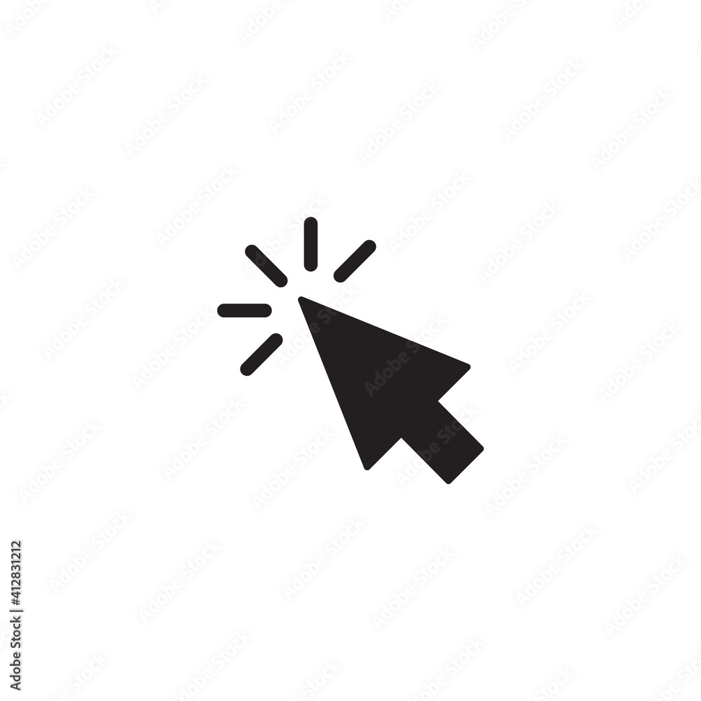 click icon symbol sign vector click icon symbol sign vector