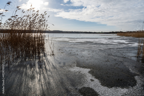 Wintersett Reservoir in the Winter photo