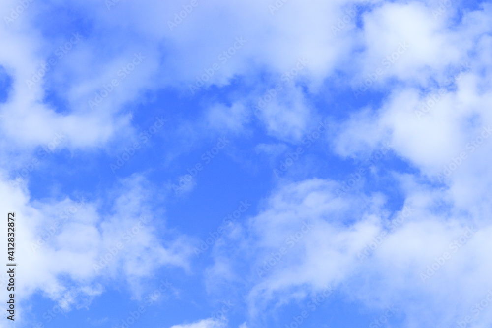 blue sky and clouds in white and gray tones.
blue sky and clouds in white and gray tones.
