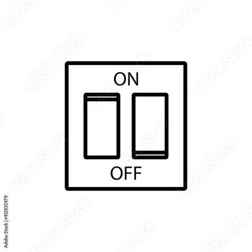 Light Switch Icon Design Vector Template