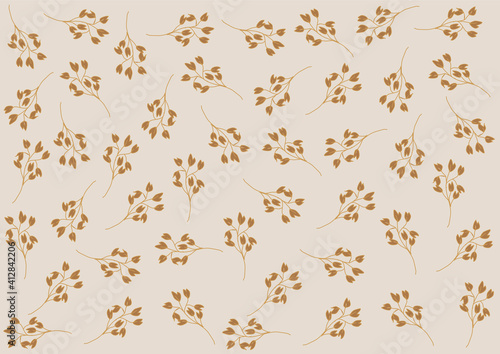 autumn leaves seamless pattern