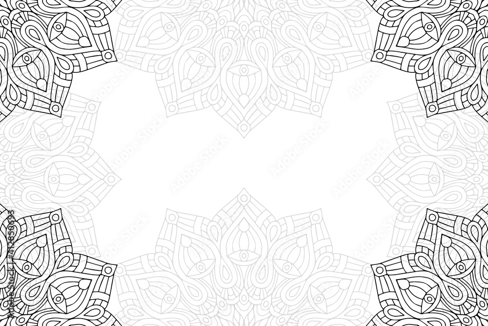 Fototapeta premium Ramadan kareem background with mandala ornament