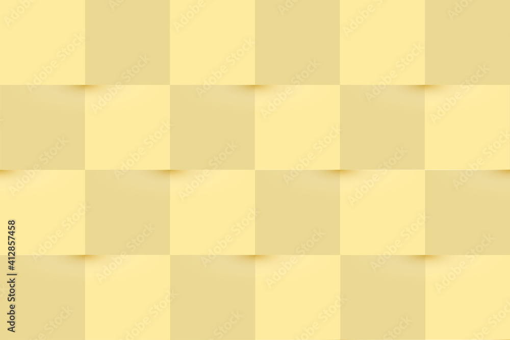 Chess board. Abstract yellow background. Template with geometric shapes for presentation, with empty space for text Chess board. Abstract yellow background. Template with geometric shapes for presentation, with empty space for text