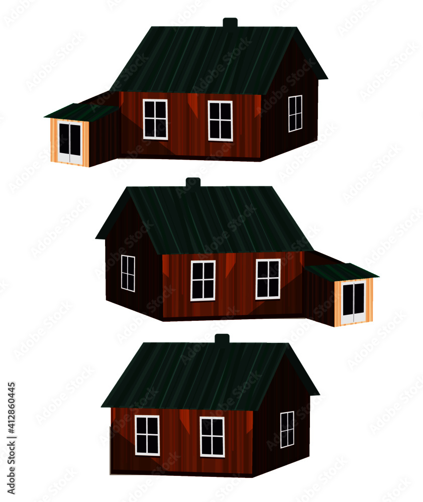 vector houses in flat style vector houses in flat style